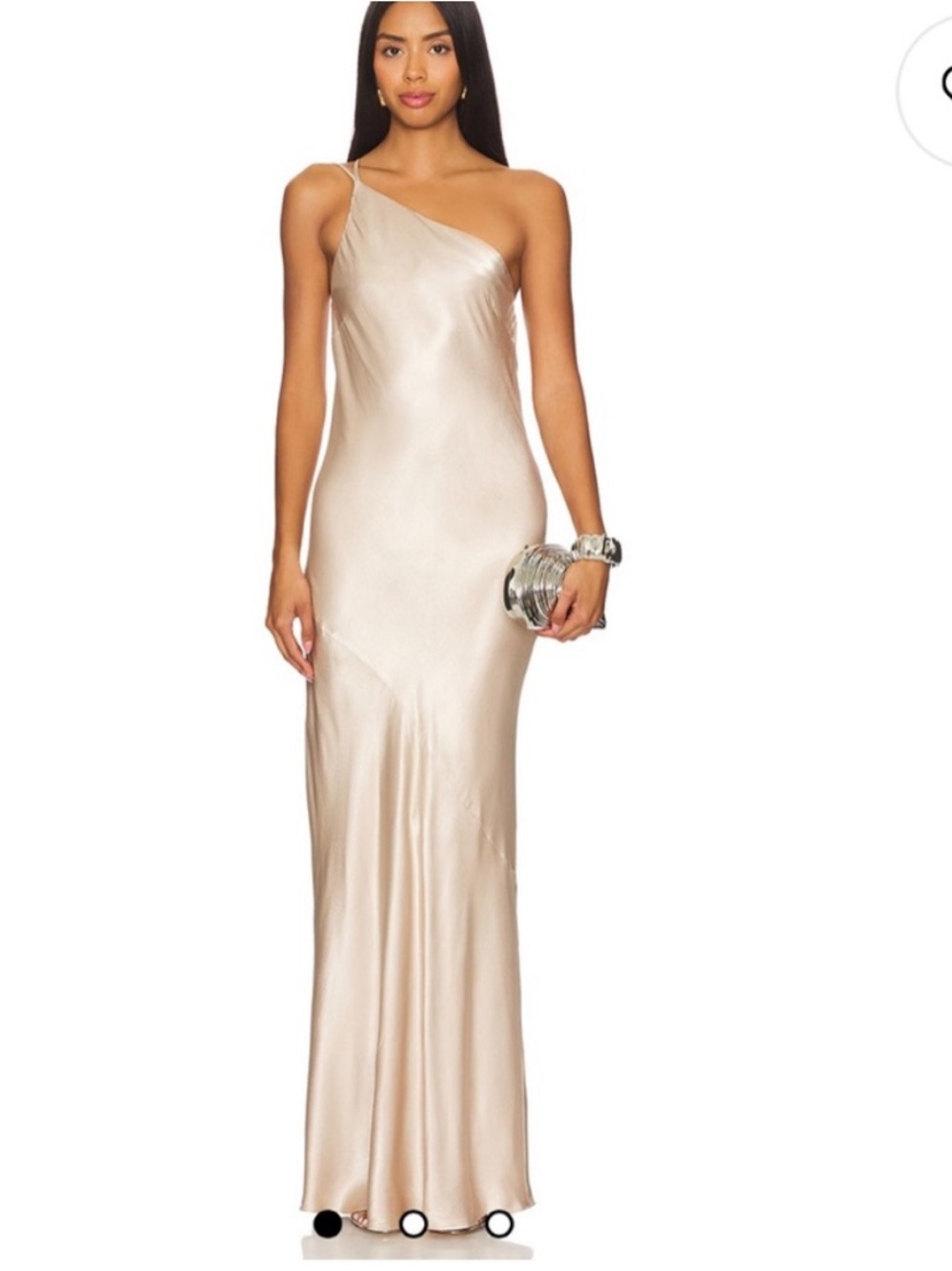 Shona Joy La Lune One Shoulder Cowl Back Dress